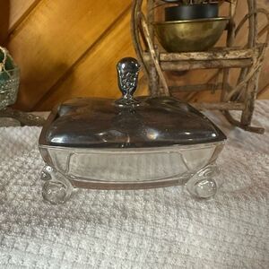Vintage trinket or candy dish by International Silver Company